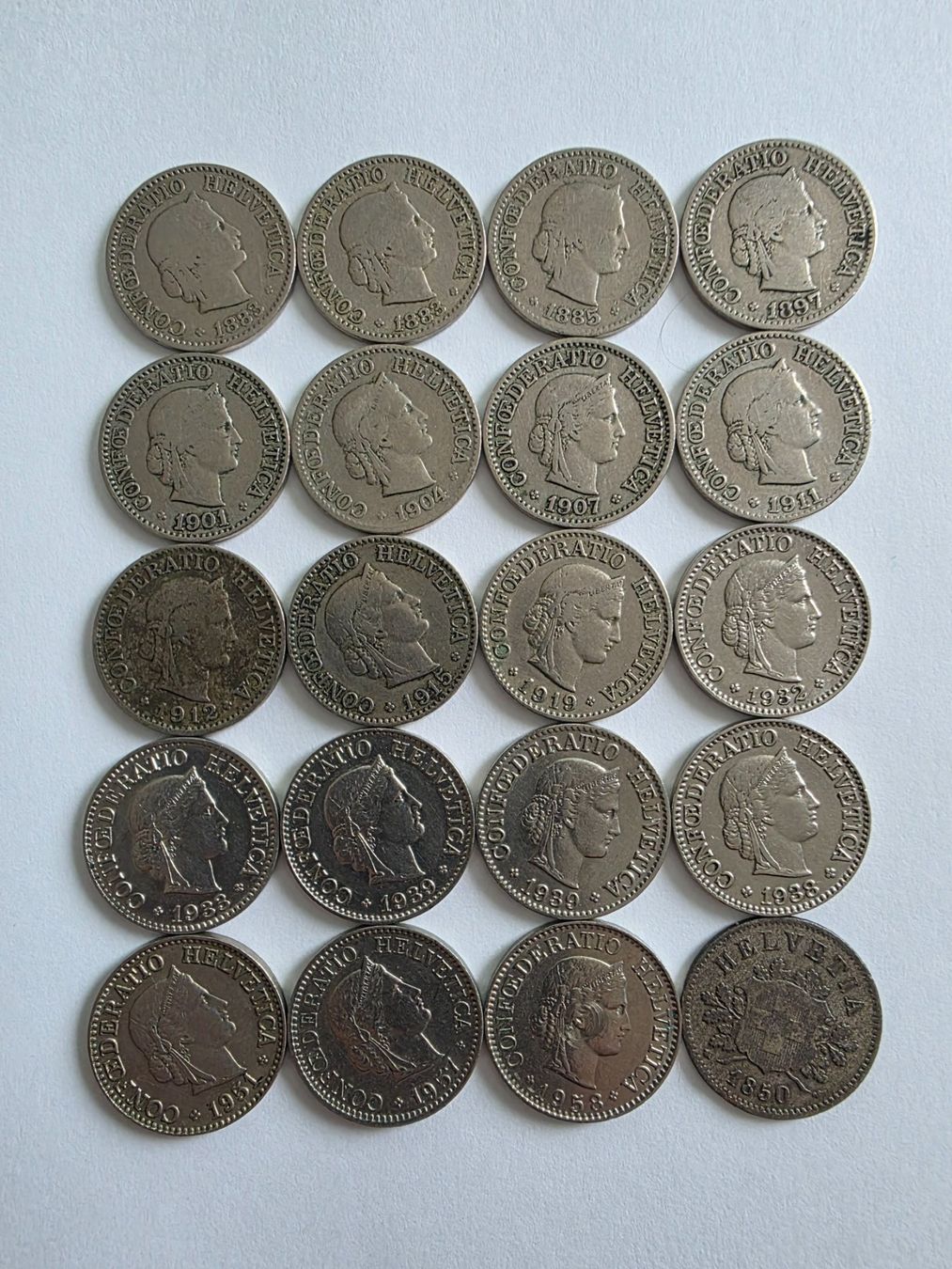 Alle Münzen: 10 centimes – Gebraucht aus Concise von coolinvest 2