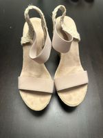 Sommer Keilabsatz Sandalen, rosa Gr. 38, Top Zustand!