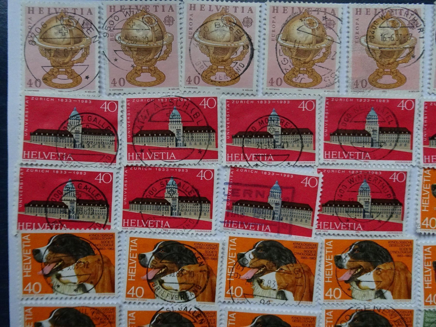 Alle Briefmarken: Vollstempel – Gebraucht aus Aadorf von Chnorli-Furz 1