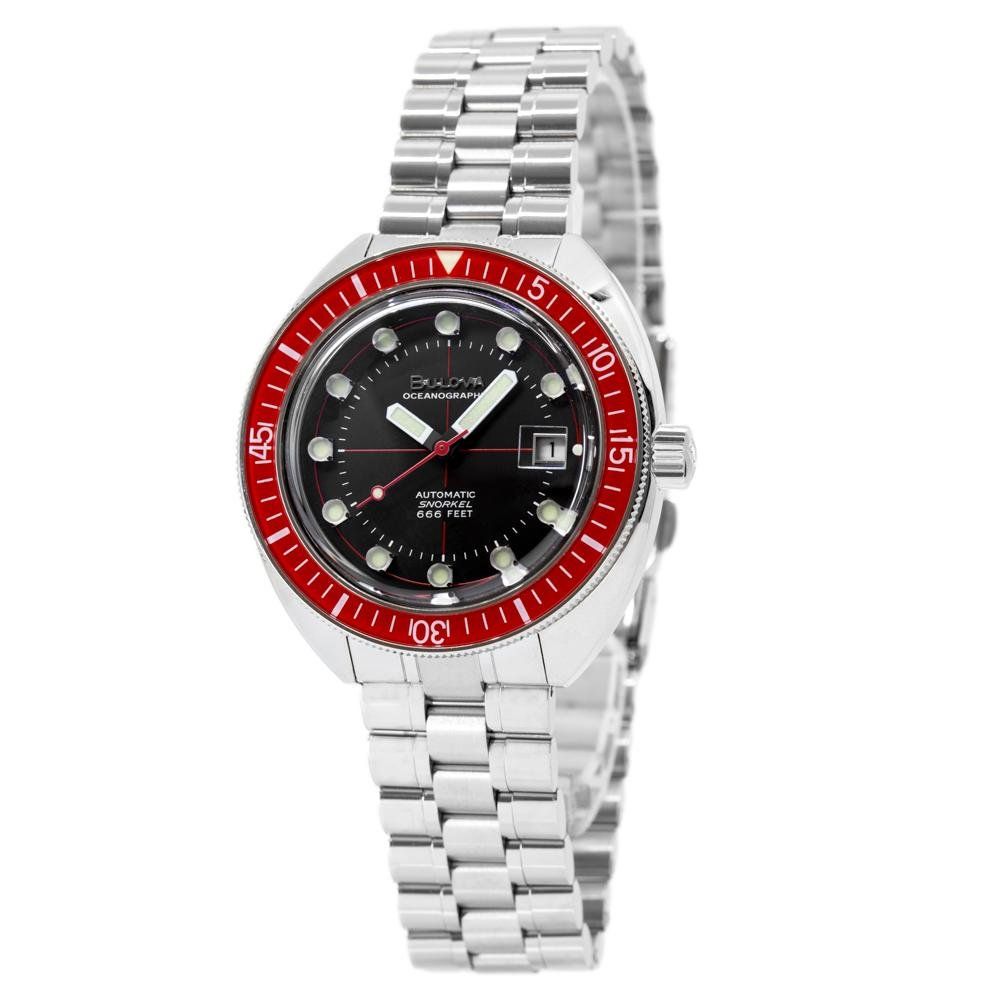 Bulova Orologi: Bulova Men's 96B343 Oceanographer Black Dial Automatic – Nuovo e nell'imballaggio originale da Schindellegi venduto da harveystore