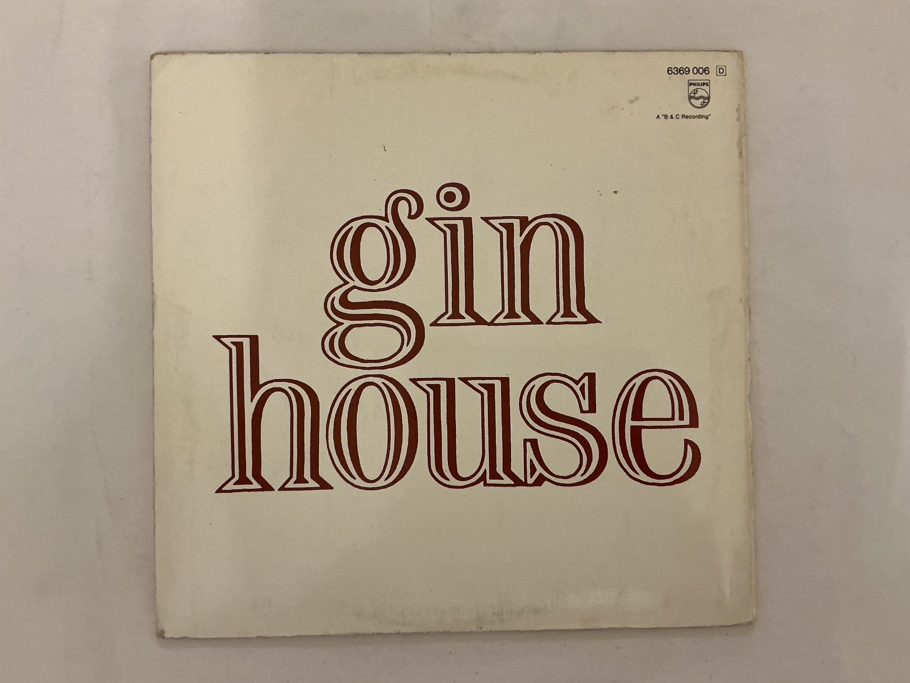 Schallplatten: Ginhouse LP VG+ – Gebraucht aus Winterthur von Tumko-Vinyl 3