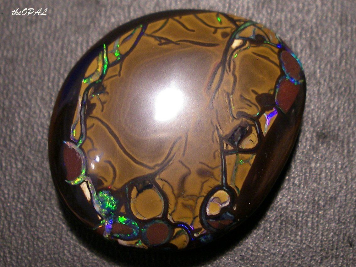 Edelsteine: theOPAL***WUNDERSCHÖNER BOULDER MATRIX NUSS OPAL 61,75ct*** – Neu und originalverpackt aus Ebnat-Kappel von theOPAL