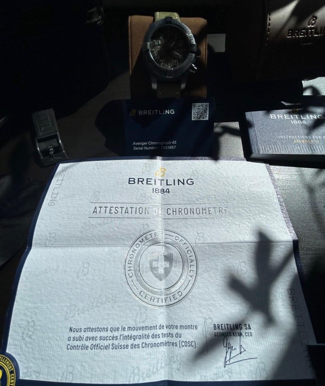 Breitling Orologi: Breitling Avenger Chronograph – Usato da Zollikofen venduto da hor_x9zy 5