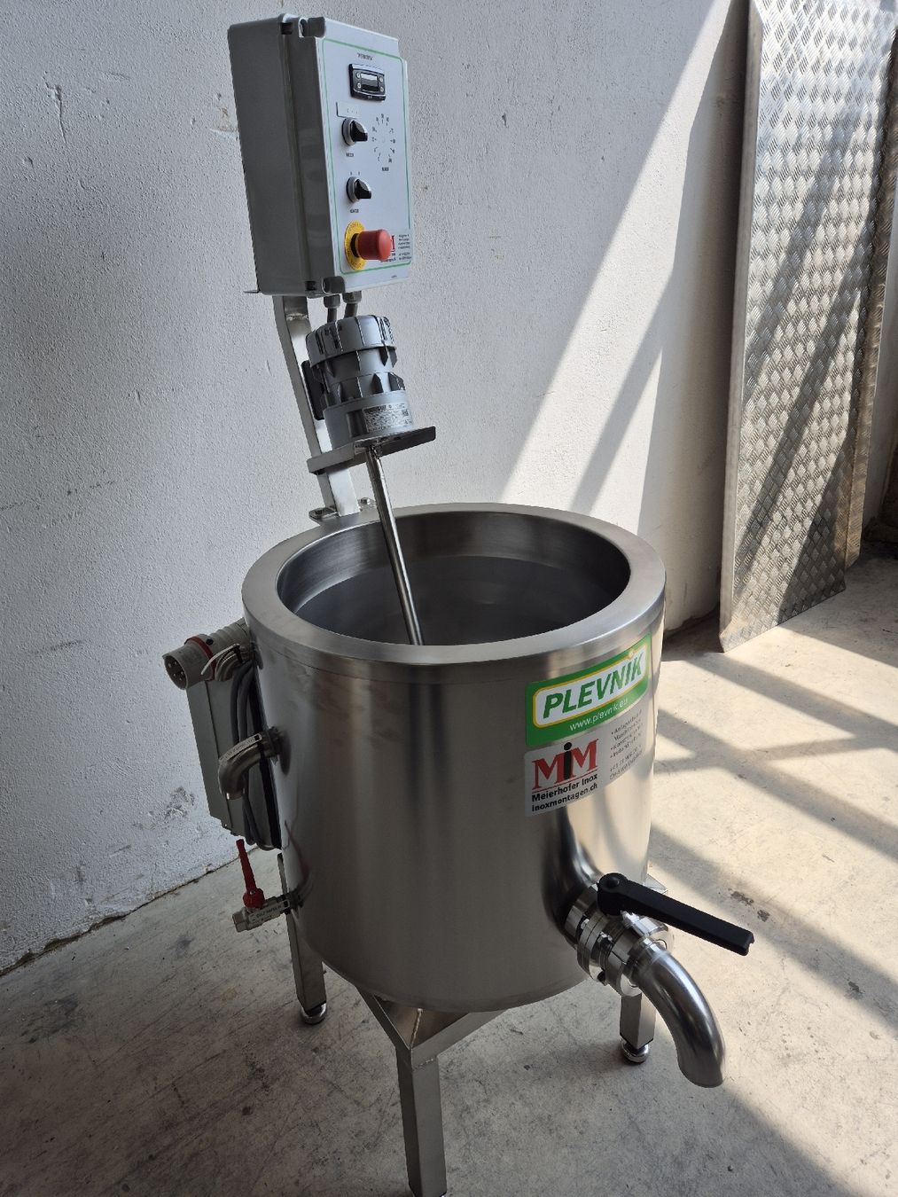 Cibi & Specialità: Plevnik Pasteur / Käsekessi 50 Liter – Nuovo (secondo la descrizione) da Eschlikon TG venduto da Meierhofer-Inox 3