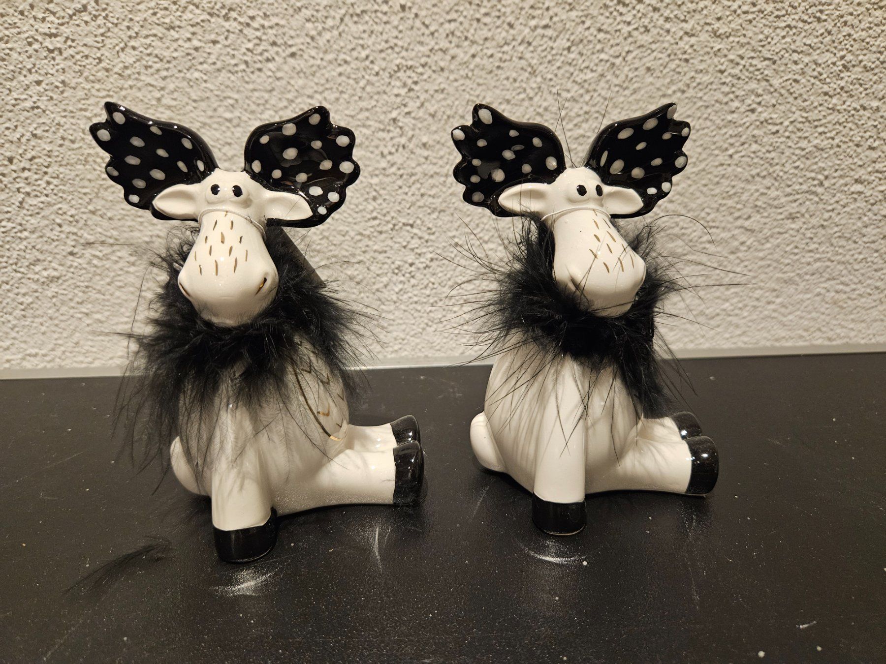 Tutte le decorazioni: Neu - Weihnachten - 2 Stk Elch 12cm – Nuovo e nell'imballaggio originale da Dagmersellen venduto da Jarsetz_Restposten