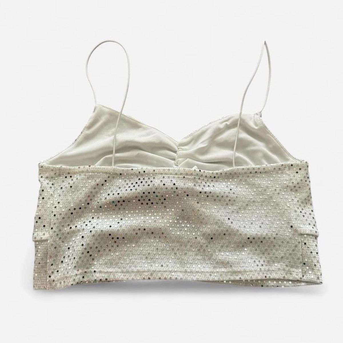 Tally Weijl Top: Sequin Crop Top  – Nuovo e nell'imballaggio originale da Basel venduto da 1moonstar 2