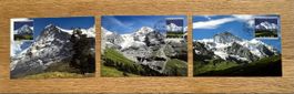 Schweiz - 3 Maximumkarten 2006 Eiger Mönch Jungfrau