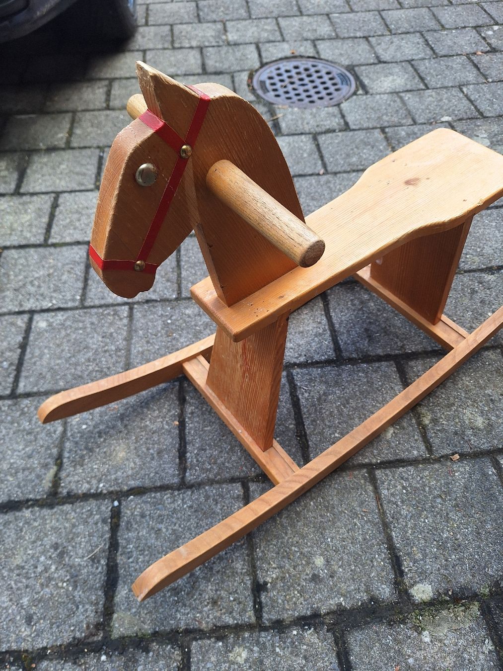 Altre altalene da giardino: Schaukelpferd aus Holz - Vintage – Usato da Aarau venduto da Chillkrot 1