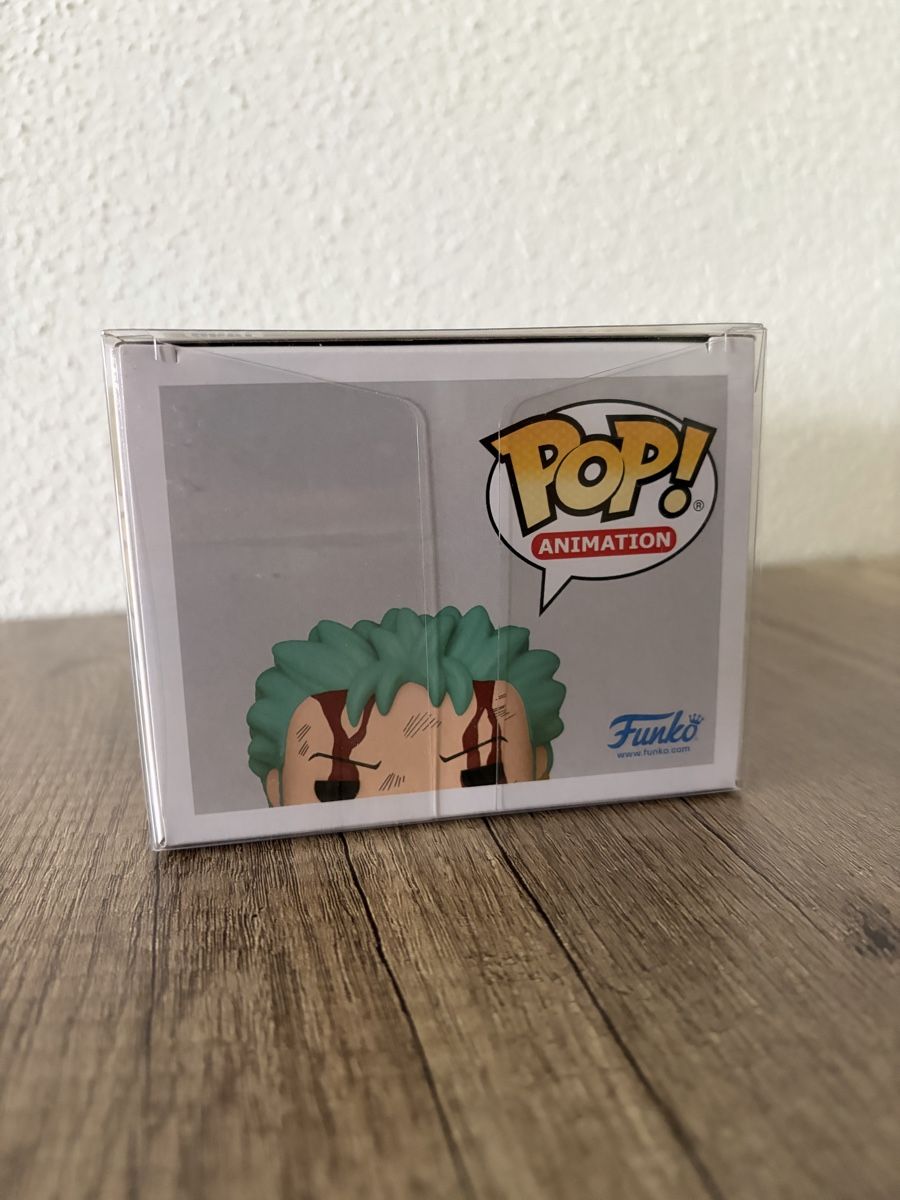 Funko Figuren: Funko pop roronoa Zoro 1496 hot topic exclusive glow error – Neu und originalverpackt aus  von  4