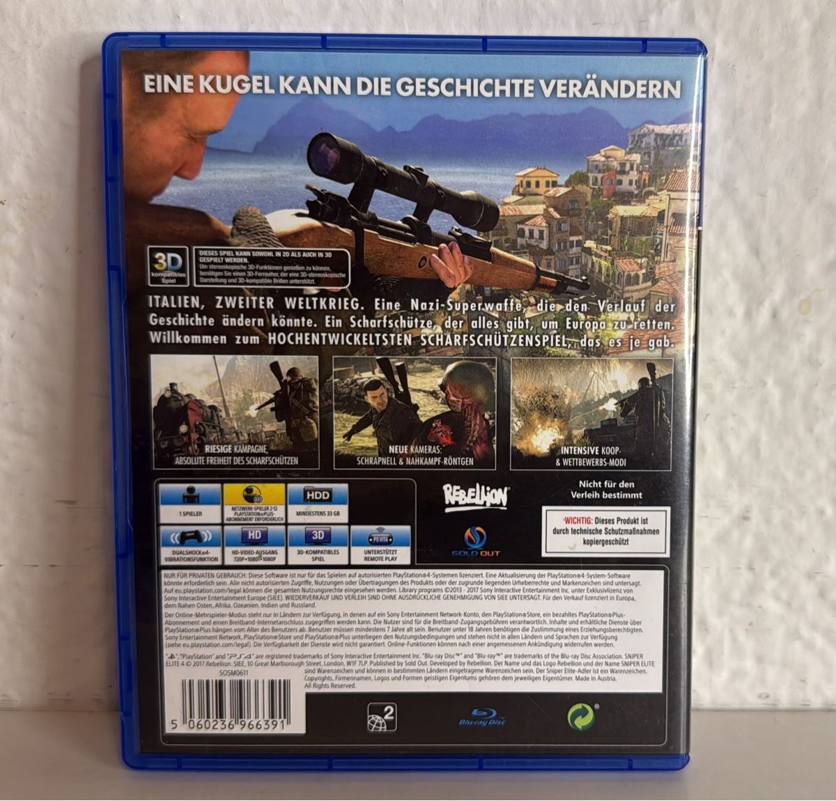 Sony Spiele: Sniper Elite 4 - PS4/PS5 Game – Gebraucht aus Ehrendingen von bubulence 1
