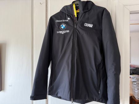 WHITE TURF ST. MORITZ Winter Jacke Herren Schwarz Grösse 50