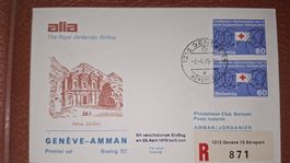 Swissair Geneve - Amman 02.04.1975