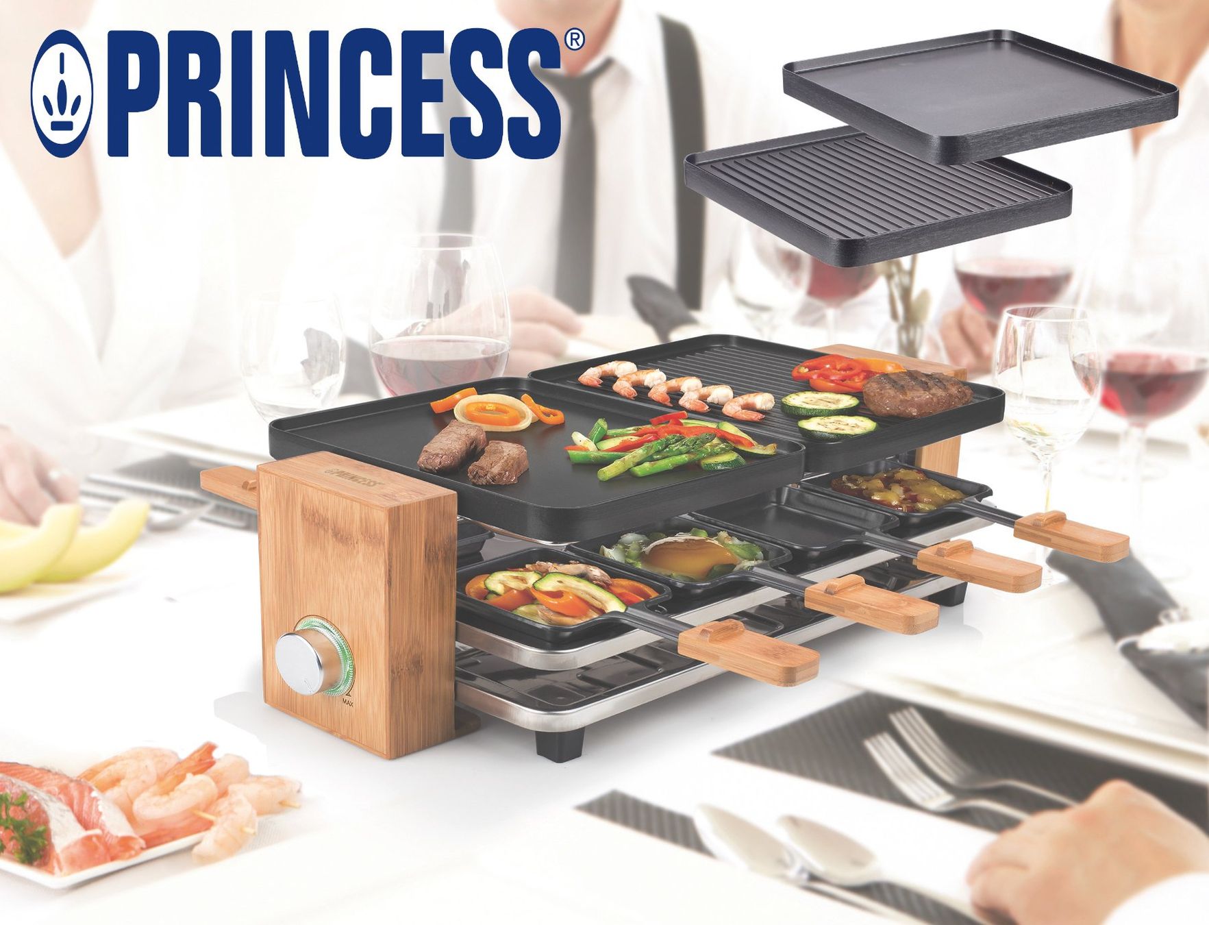 Appareils de cuisine: Princess: Raclette Pure 8 – Neuf avec emballage d'origine à Altendorf par Hauckke
