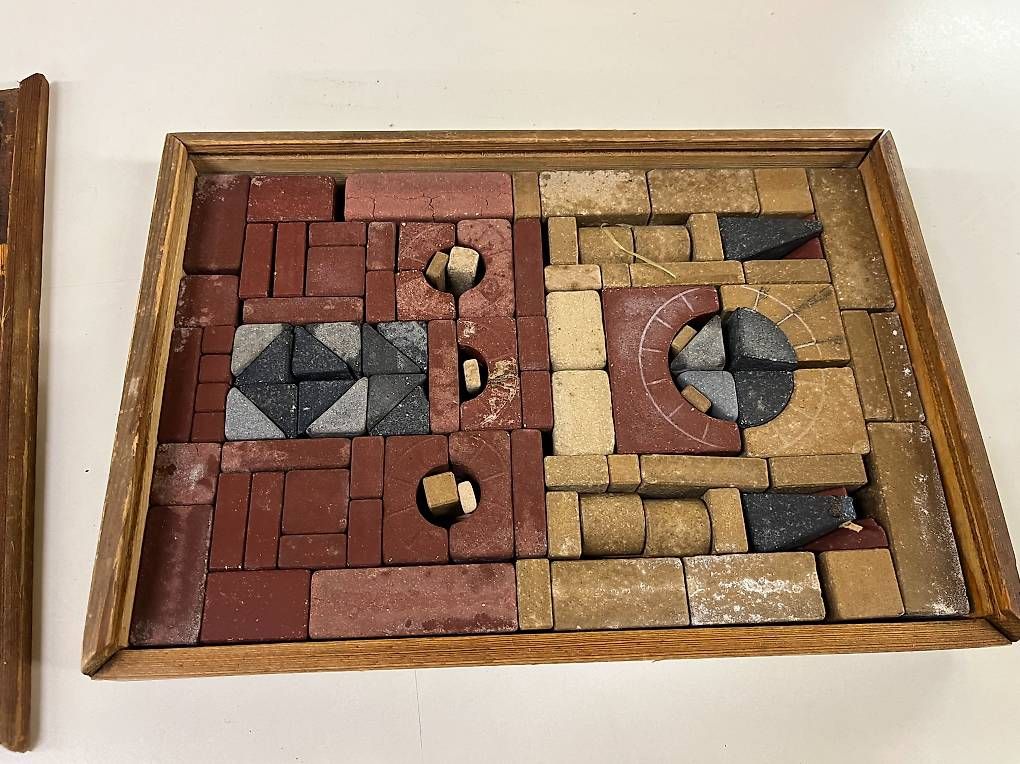 Kit di costruzioni: Antiker Steinbaukasten Anker-Blocks um 1900 – Usato da Bern venduto da daskannweg 2