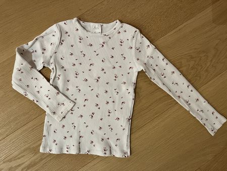 Zara Girl's Floral Long Sleeve Top, Size 6 - Adorable!