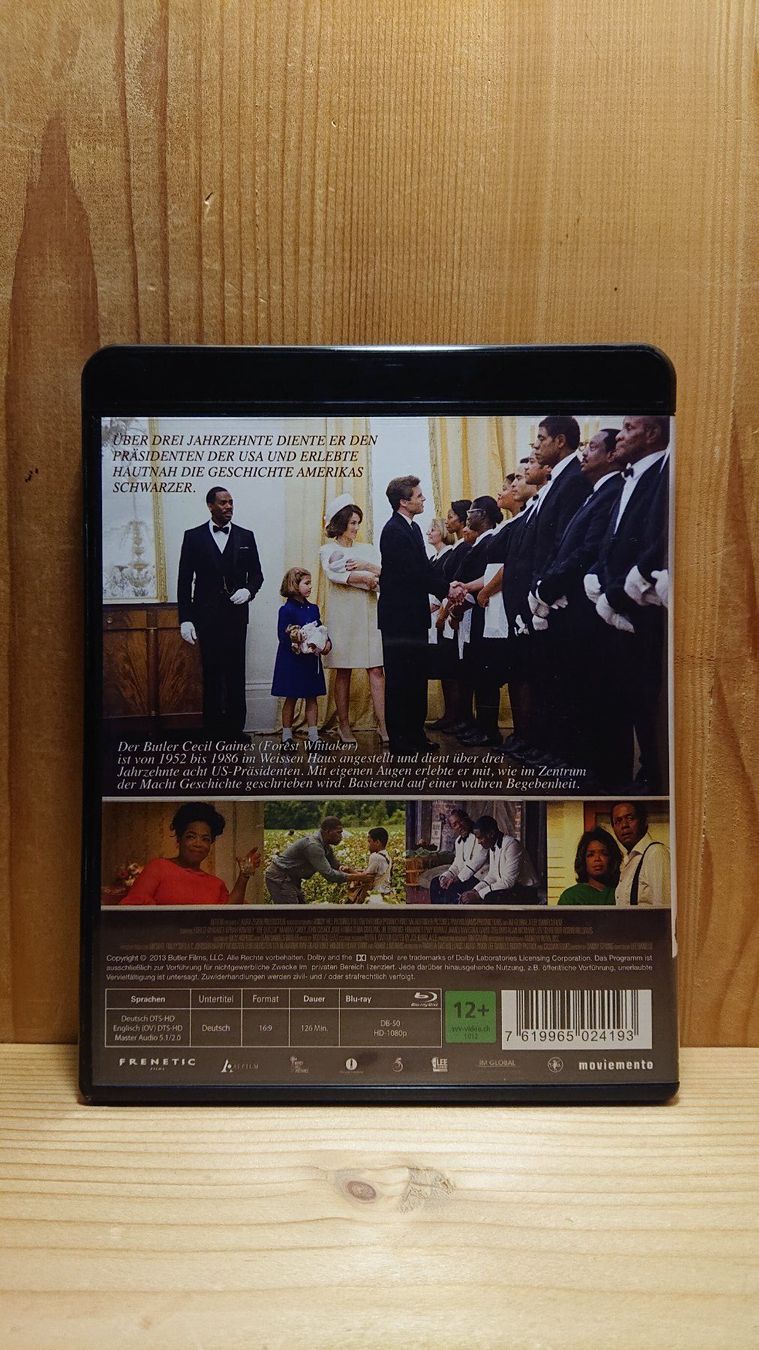 Tutti i DVDs: THE BUTLER Blu-Ray mit Forest Whitaker – Usato da Wilderswil venduto da Exebub 1