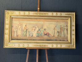 reproduction peinte des Noces aldobrandines XXL 153/80CM!
