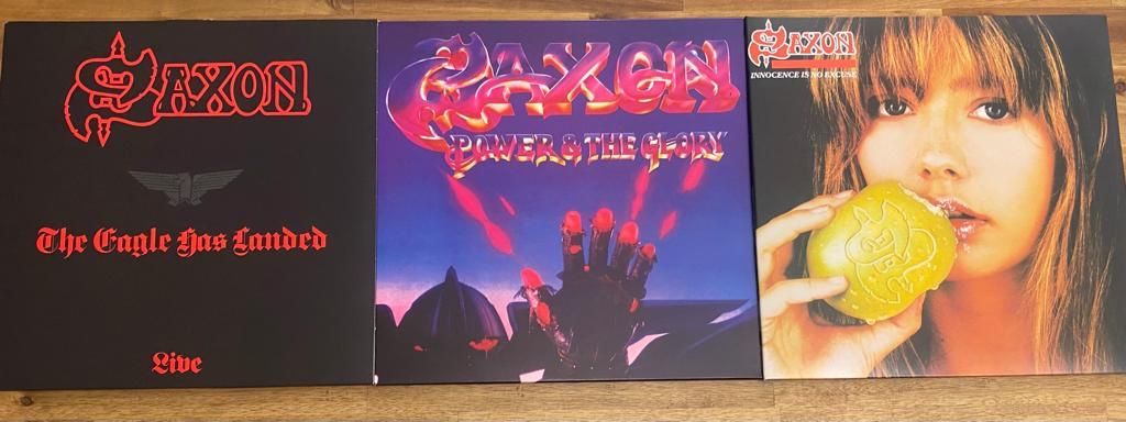 Dischi in vinile: Saxon (3 LP)Colo. Splatter Vinyl 2018 – Nuovo (secondo la descrizione) da Belp venduto da B7L0