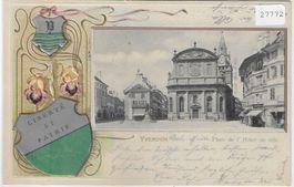 Yverdon - Place de l'Hotel de ville