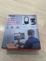 Trust Home Office Set: Webcam + Headset - Neuwertig!