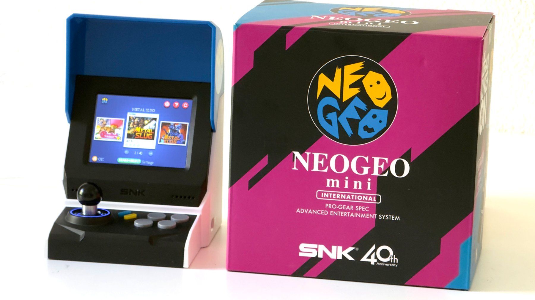 Konsolen: SNK NeoGeo Mini International - Édition 40th – Gebraucht aus Neuchâtel von Nioki