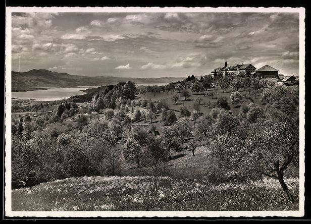 Cartoline postali: Gommiswald, Kloster Berg Sion mit Züric – Usato da Berlin venduto da bartko-reher