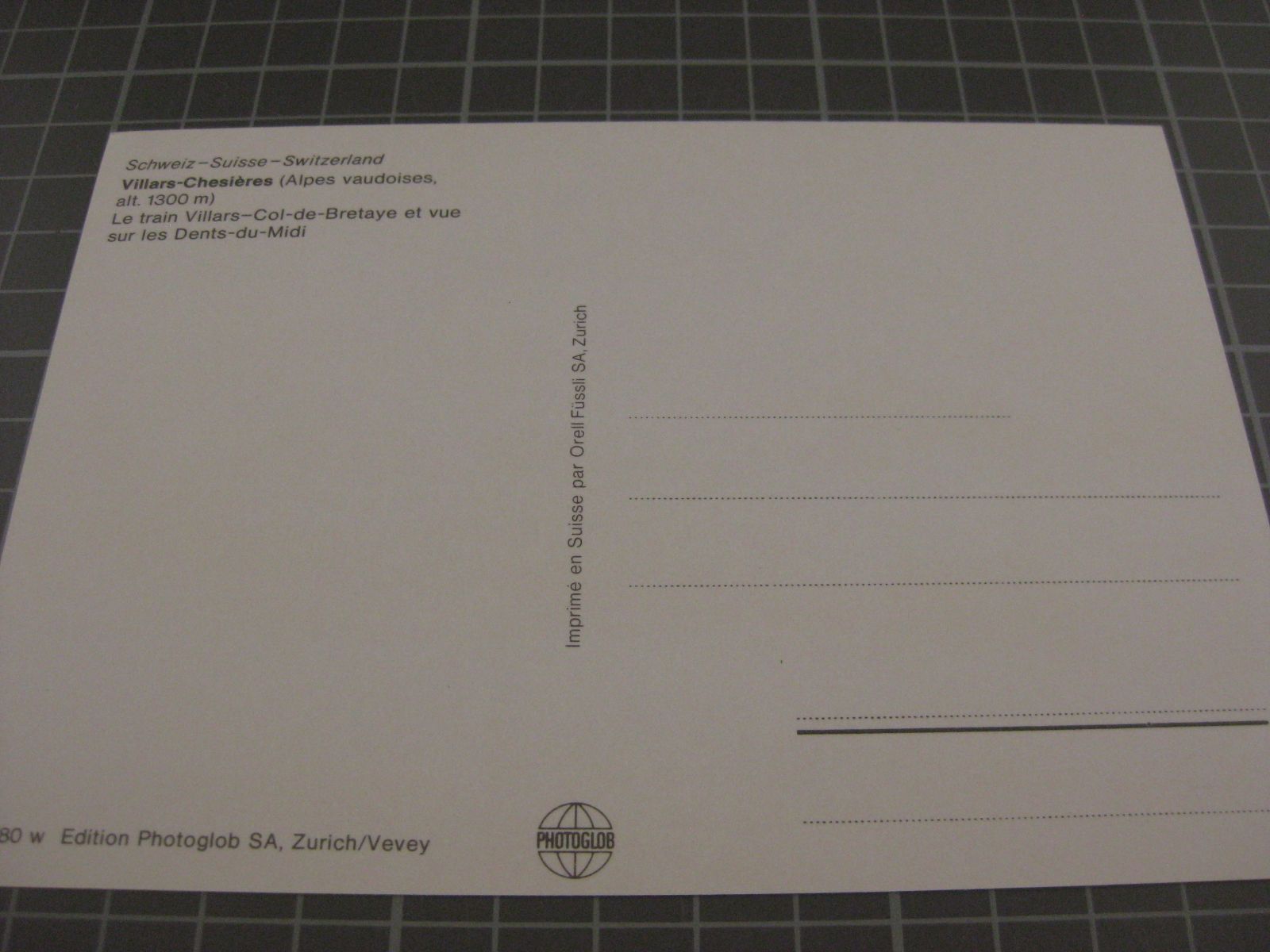 Cartoline postali: AK Villars Chesières mit Zug – Nuovo (secondo la descrizione) da Malters venduto da Marosko 1