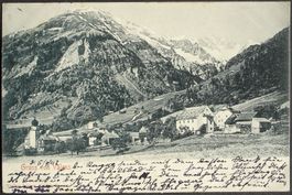 Gruss von VALENS gel. 1902 v. Ragaz
