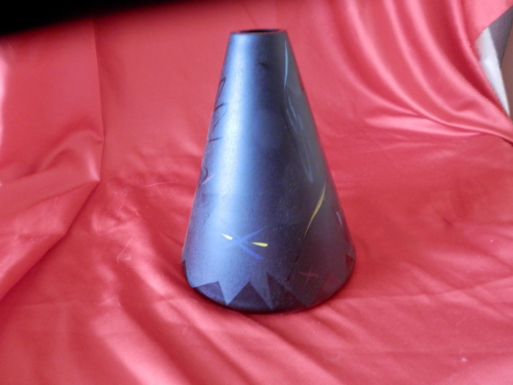 Vasi & Recipienti: Design Vase aus schwarzem Glas – Nuovo (secondo la descrizione) da Weiach venduto da weiach82