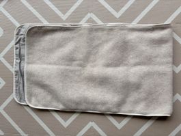 Kico COTTO footmuff with linen & felted wool