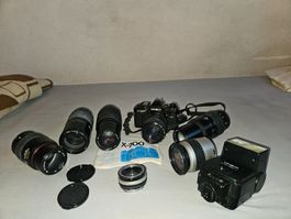 Minolta X-700 Kamera inkl. Wechselobjektive