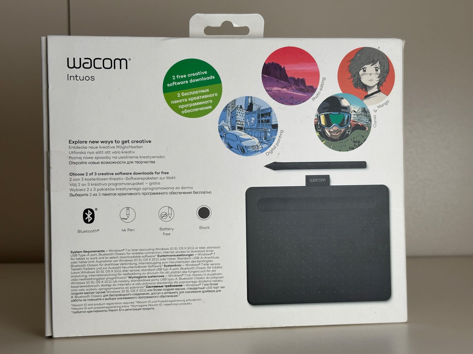 Wacom Tablet PC: Wacom Intuos S Grafiktablett – Gebraucht aus Luzern von  1