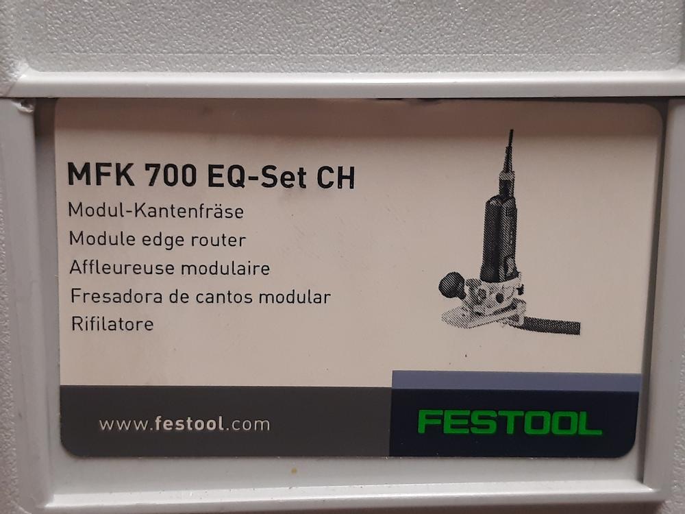 FESTOOL MFK 700 EQ-Set CH Modul - Kantenfräse (Neu (gemäss Beschreibung ...
