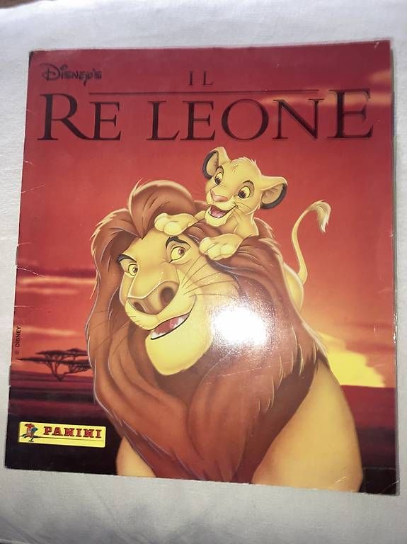 Carte collezionabili: Album Re Leone completo Panini – Usato da Bedano venduto da bed_6sb7