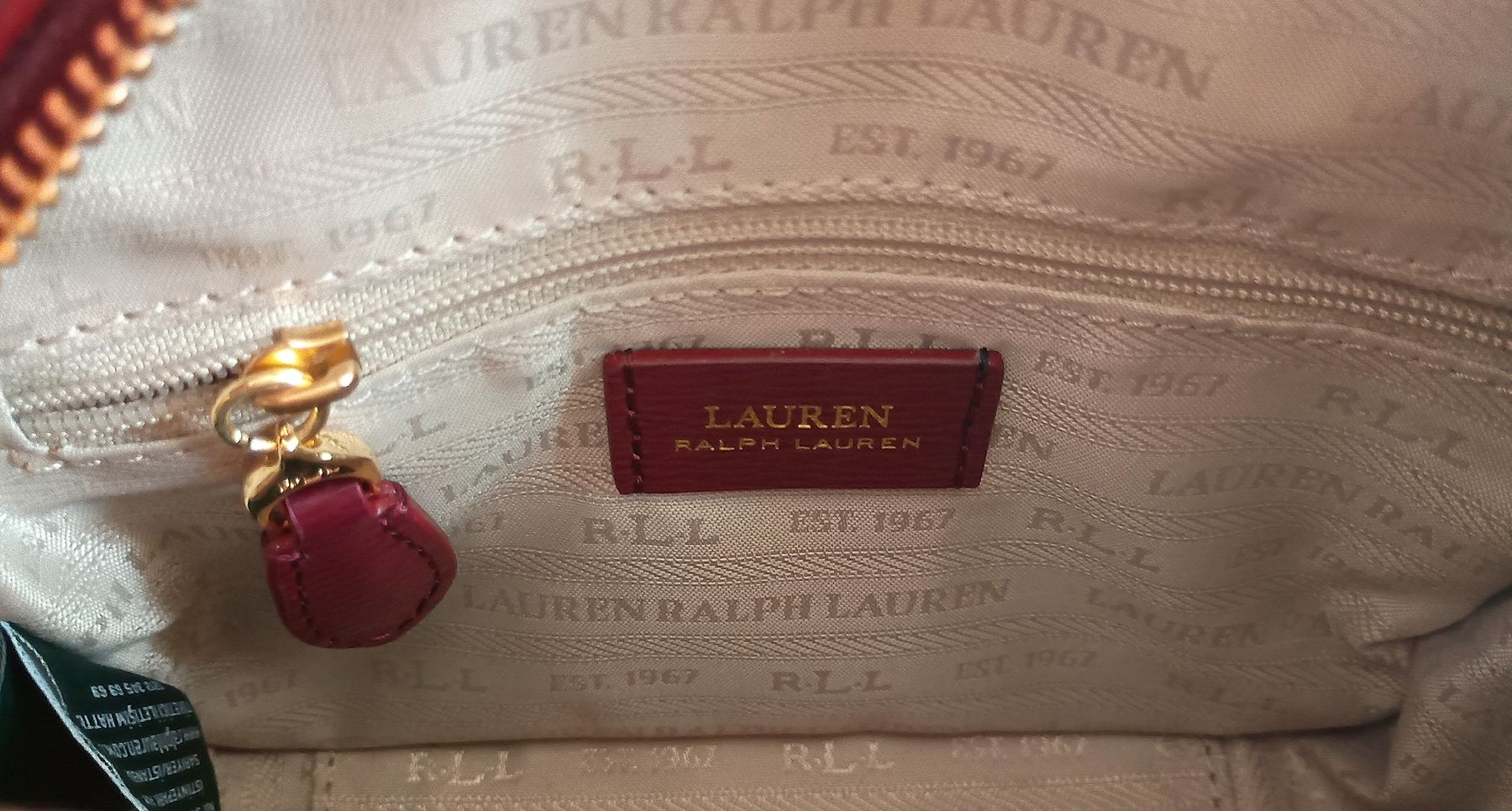 Ralph Lauren Sacs femmes: Ralph Lauren Ledertasche Bordeaux neuwertig – Neuf (Voir description) à Gossau ZH par GimK_4er 7
