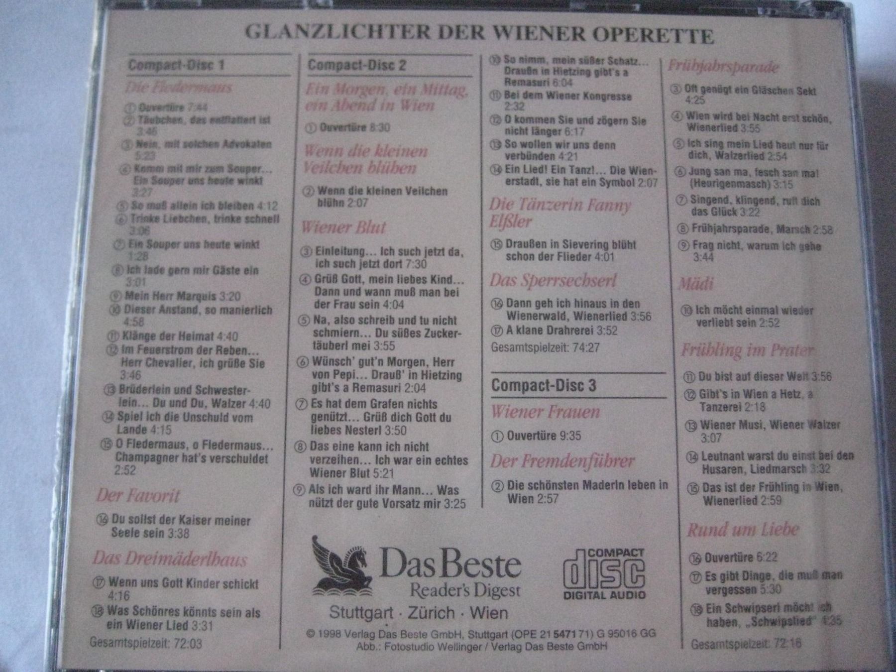 CD: CD    IM TRAUM LAND DER  OPERETTE – Nuovo e nell'imballaggio originale da Uster venduto da flocke1 1