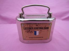 Bankkässeli Luzerner Kantonalbank Kasse Spardose Kässeli
