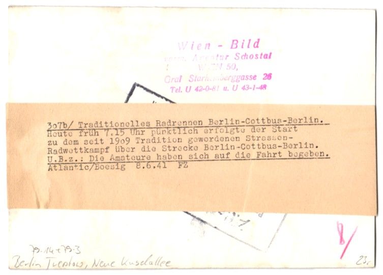 Fotografie & Manifesti: Fotografie Berlin-Treptow, Krugallee, Fa – Usato da Berlin venduto da bartko-reher 1