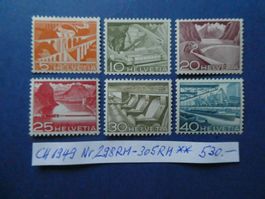 CH 1949 Nr. 298RM-305RM postfrisch **