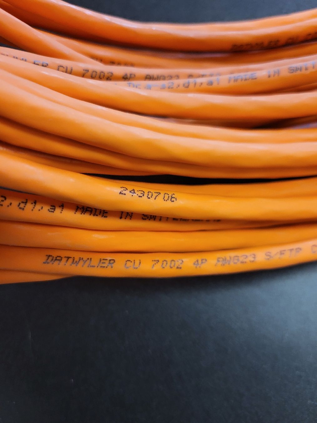 Dätwyler Kabel: 22m Netzwerkabel Dätwyler 7002 – Neu (gemäss Beschreibung) aus Alpnach Dorf von str_jdw2 1