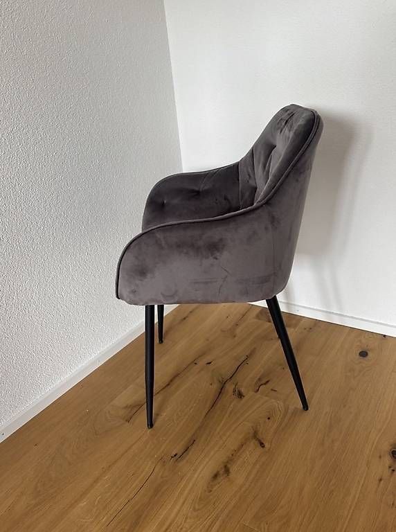 Sedie: Samtstühle 2 Stück Grau – Usato da Zürich venduto da nat_726h 2