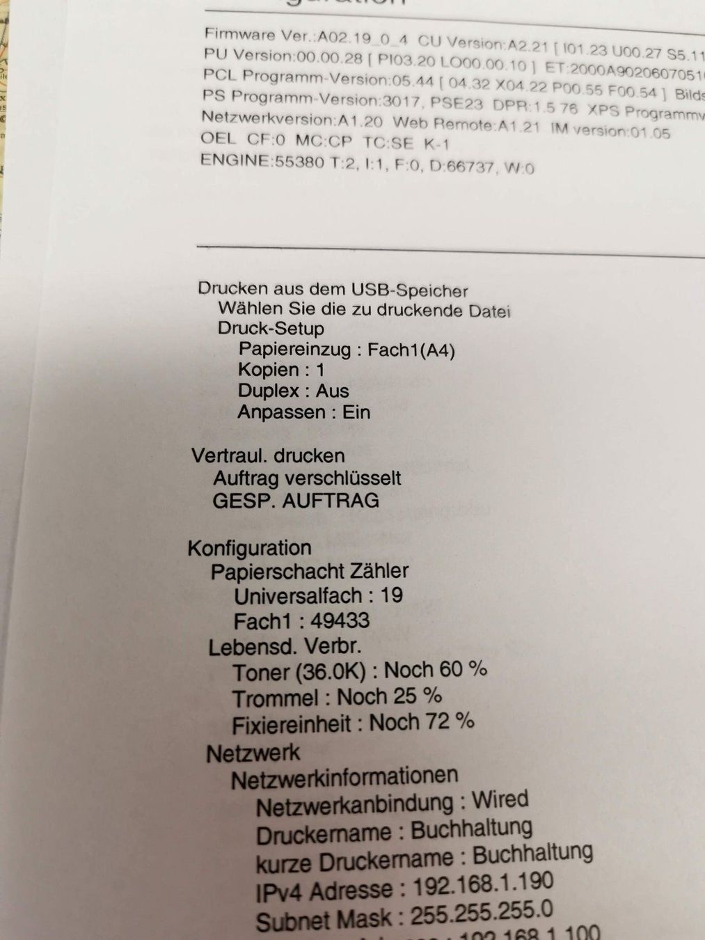 Oki Stampanti: OKI ES7131 DN – Usato da Birmenstorf AG venduto da Src_ag 2