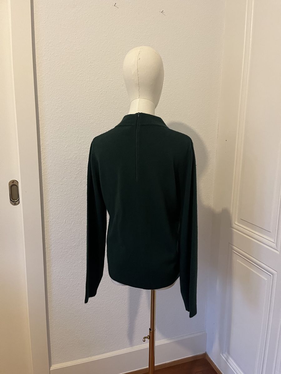 Maglioni & Felpe: Napa Studio Mock Neck Sweater - Forest Green - Size S – Usato da Mies venduto da nic_yk5d 7