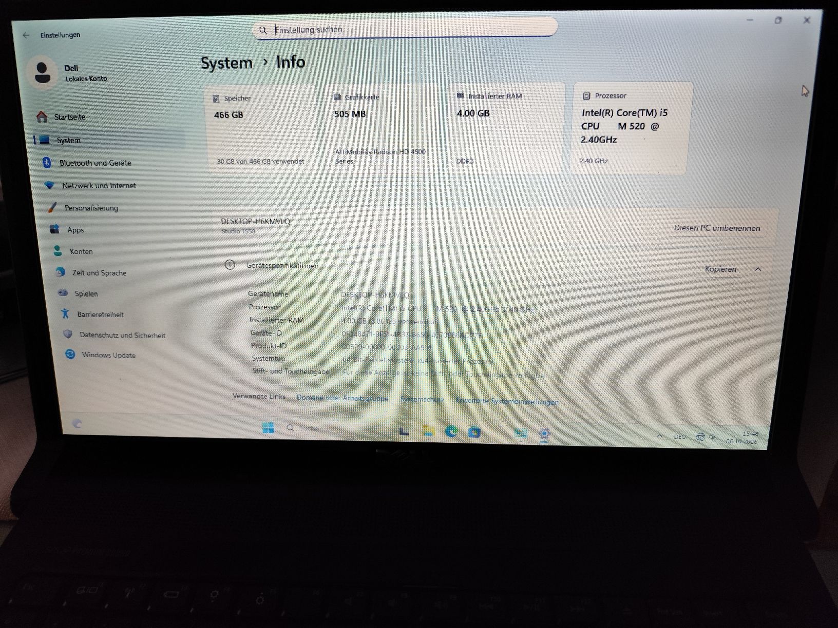 Dell Notebooks: Dell Laptop mit Windows 11 – Defekt aus Wangs von Chli0 1