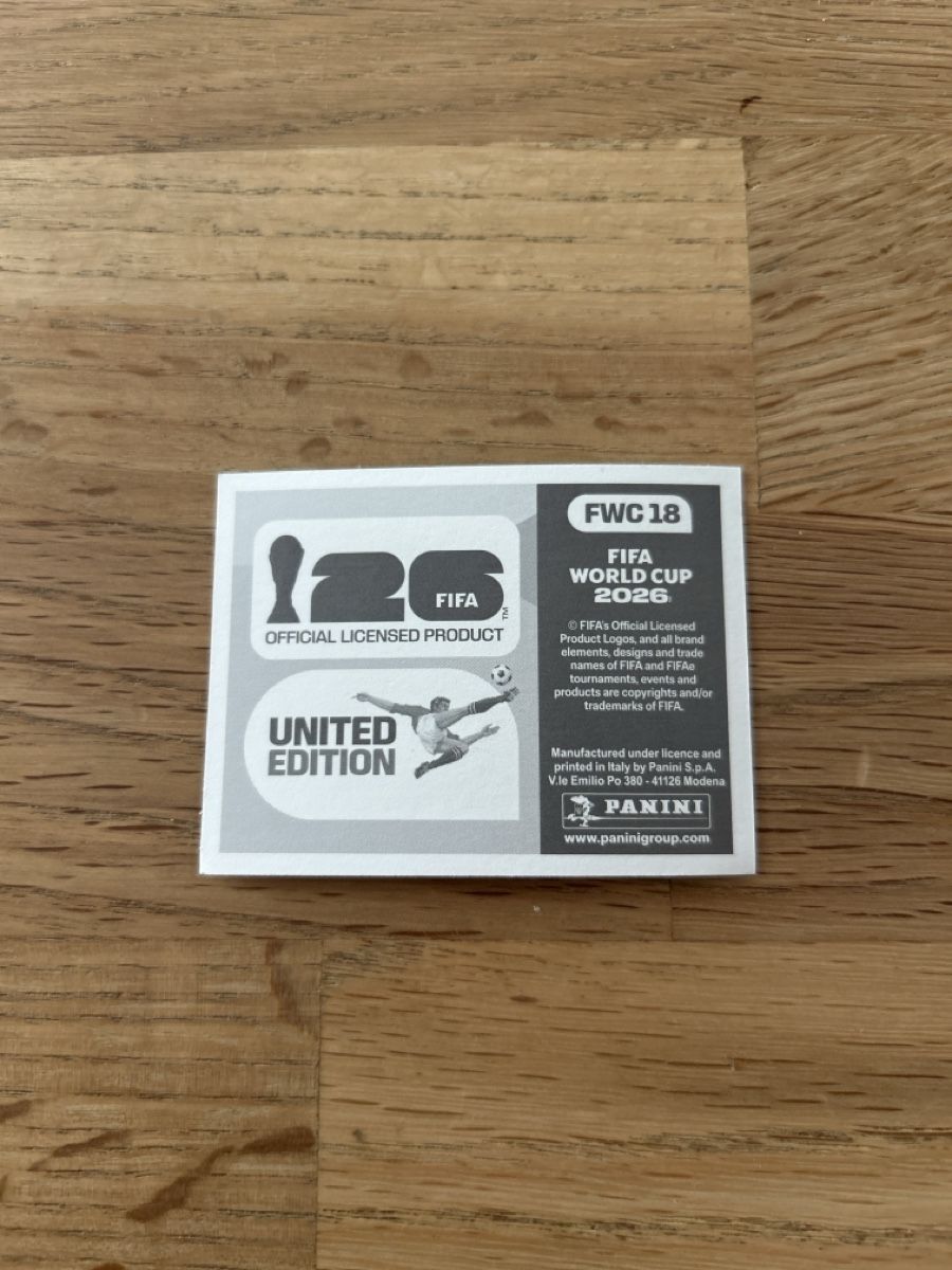 Panini Carte collezionabili: Panini FWC 18 – Nuovo (secondo la descrizione) da Bern venduto da cin_r7xm 1