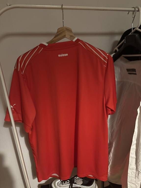 Canottiere & Pantaloni: Maillot de la Suisse en taille XL – Usato da Lausanne venduto da PaulGiorgis03 1