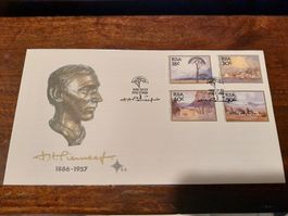 Afrique du Sud - Enveloppe premier jour H. Pierneef 1989