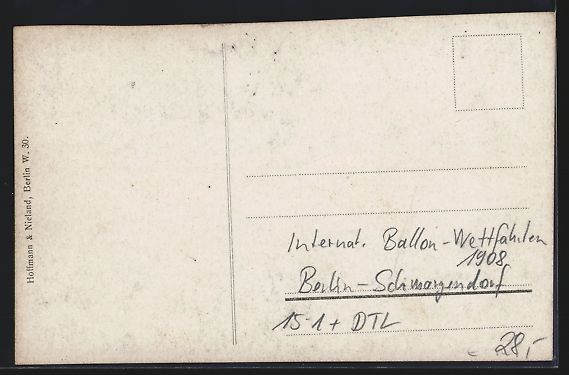 Cartoline postali: Berlin-Schmargendorf, Drei Heissluftball – Usato da Berlin venduto da bartko-reher 1