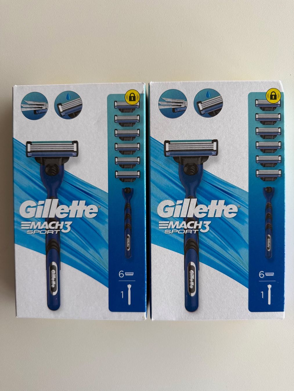 Gillette Rasoi & Lamette da barba: Gillette Mach3 Sport, 14 pcs – Nuovo e nell'imballaggio originale da St-Gingolph venduto da GoldenKeys