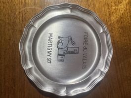 Petite assiette souvenir Foire du Valais 1997 - Martigny